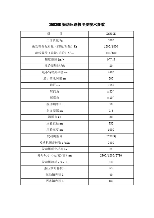 XMR30E参数性能特点与配置[1]