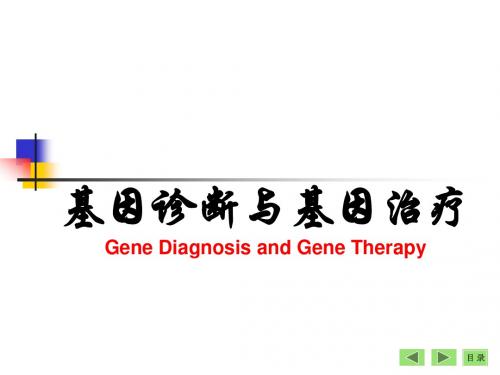 基因诊断与基因治疗生物化学