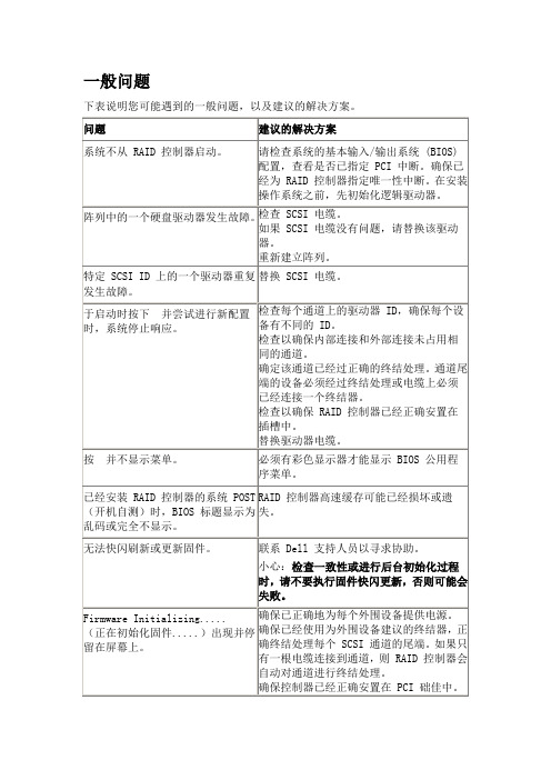 服务器磁盘阵列常见问题及解决方法