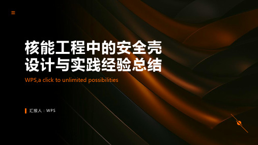 核能工程中的安全壳设计与实践经验总结