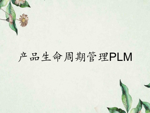 产品生命周期管理PLM