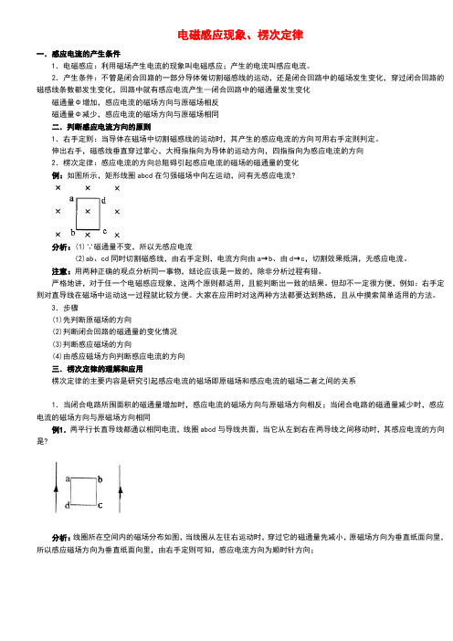 电磁感应现象