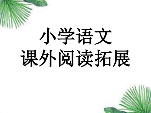 小学语文课外阅读拓展