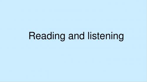 高中英语必修一课件：Unit 1 Reading and listening(共16张PPT)