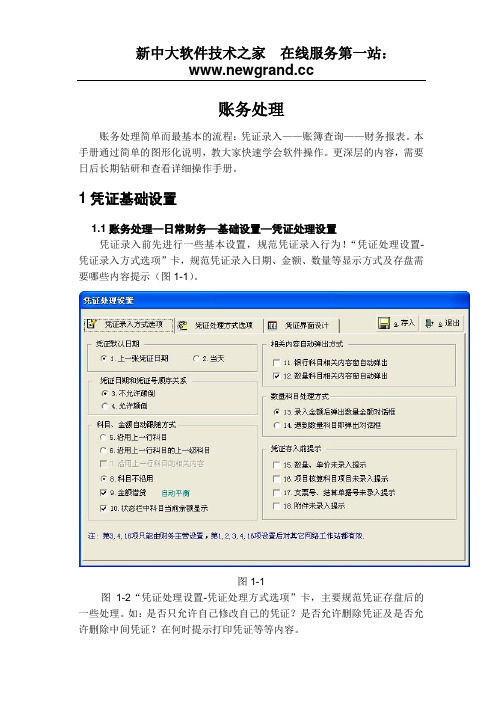 03-新中大SE账务处理系统手册
