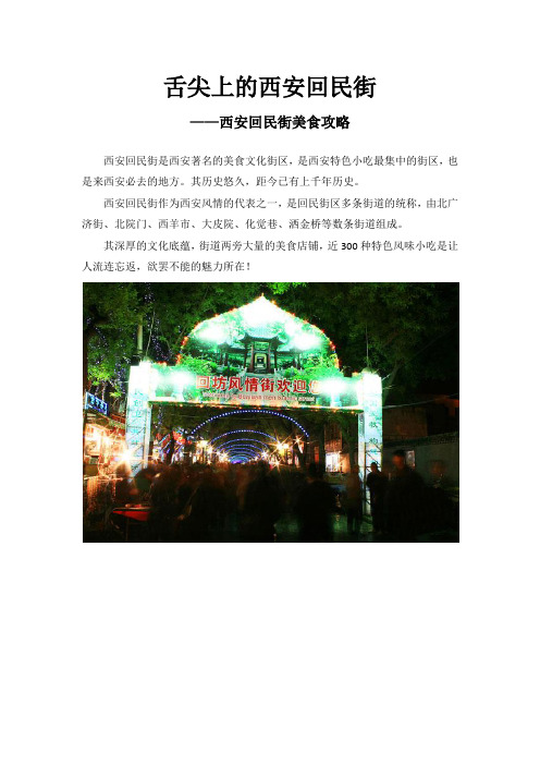 舌尖上的西安回民街(西安回民街美食攻略)——吃货必收!