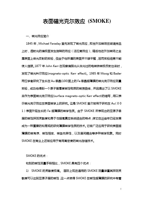 表面磁光科尔效应