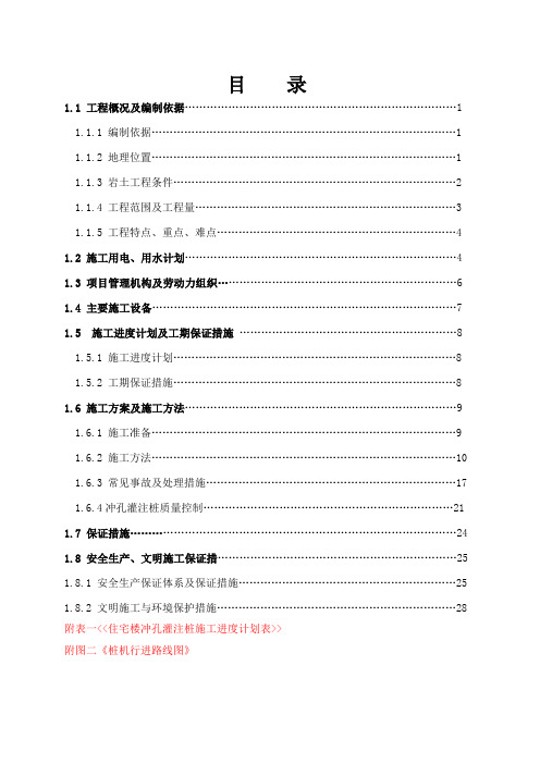 冲孔灌注桩方案(5)