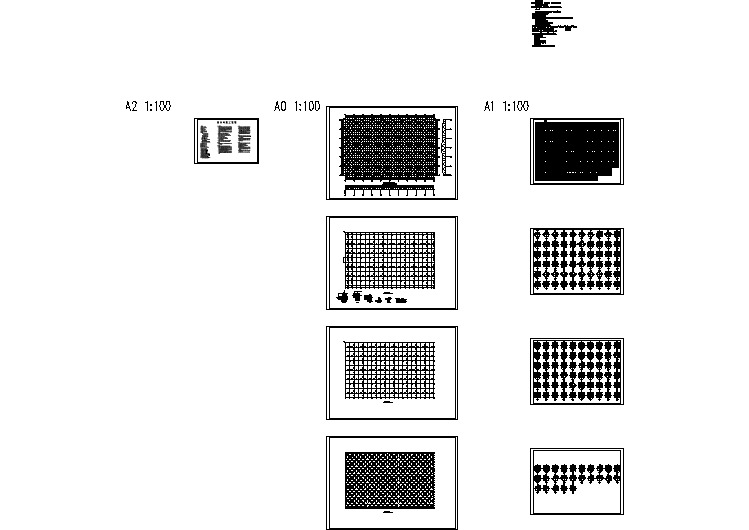 50X80米双坡网架结构设计施工图(含设计说明)