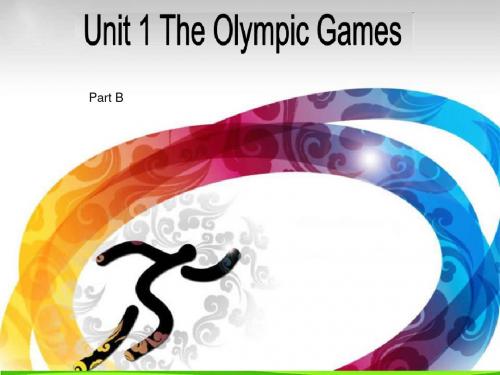 闽教版六年级英语上册unit 1 the olympic games part b 课件