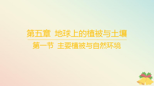 江苏专版2023_2024学年新教材高中地理第五章 第一节主要植被与自然环境课件湘教版必修第一册