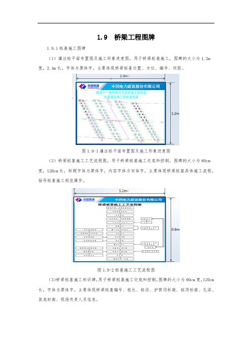 桥梁工程图牌