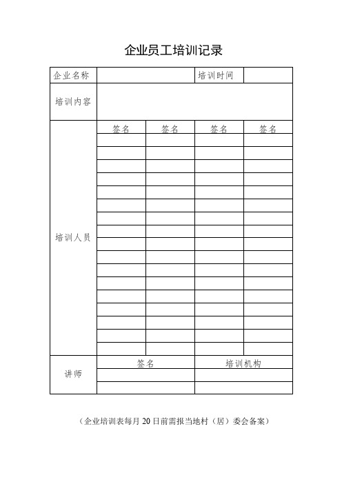 应急演练、签到表、季度隐患排查表模板(空白)