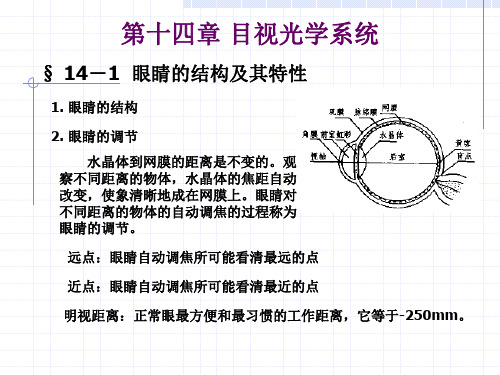 14目视光学系统