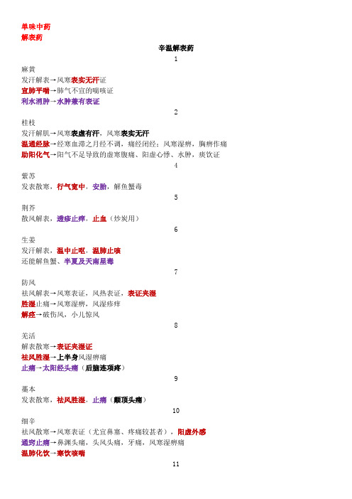 《中药二》520个必考点