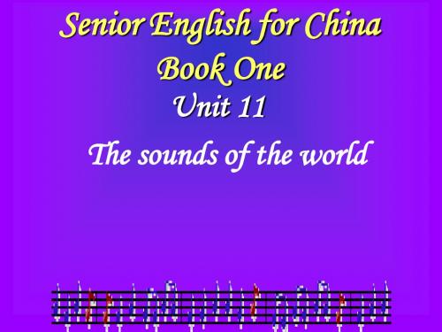 Unit11 The sounds of the world PPT课件.ppt