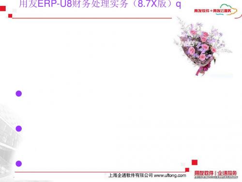 用友ERP-U8财务知识分析概述(PPT36张)