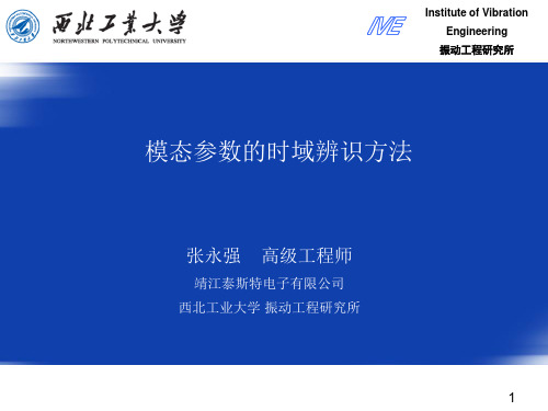 中国振动工程学会模态分析高级研修班讲课资料(第四章)模态参数辨识的时域方法