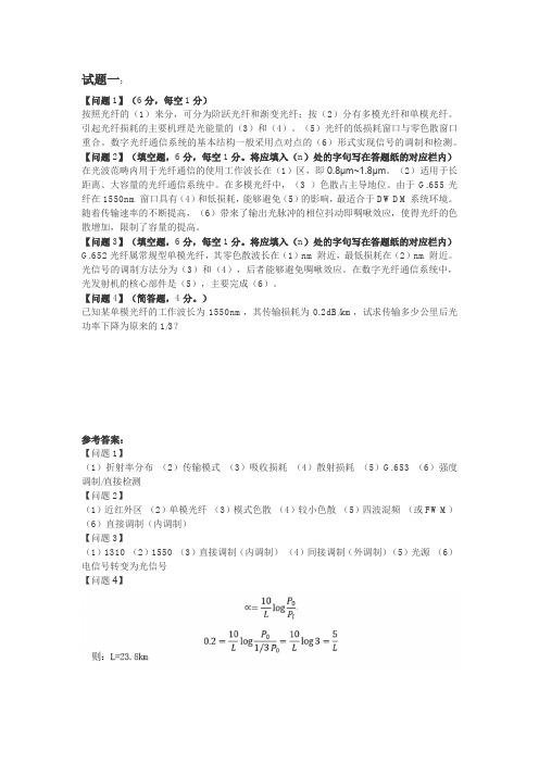 通信工程师传输与接入(有线)实务