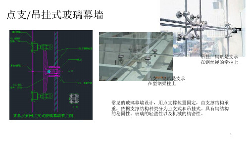 常见玻璃幕墙节点及承重分析