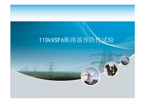 110kVSF6断路器预防性试验培训课件