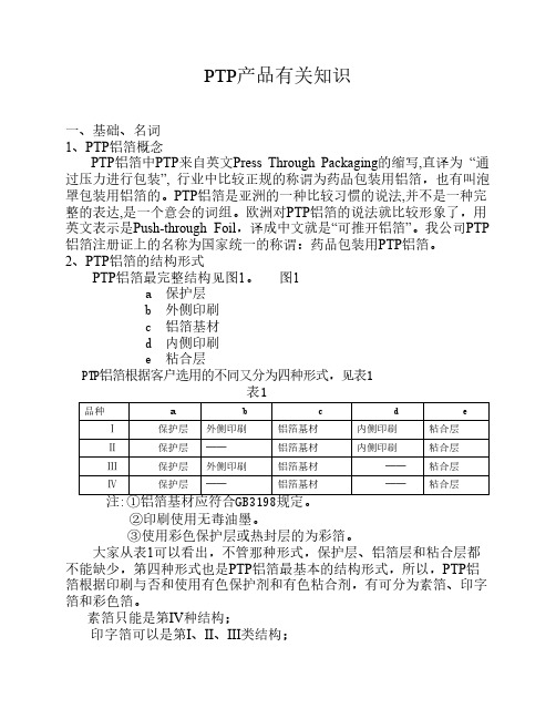 PTP产品有关知识