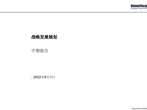 中国南方航空公司战略发展规划中期报告(ppt 69页)