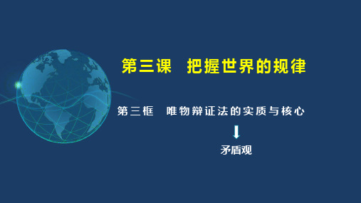 唯物辩证法的实质与核心-高二政治《哲学与文化》课件(统编版必修四)