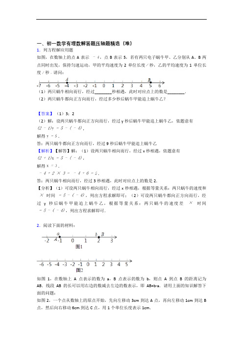 深圳罗湖区翠园中学数学有理数单元测试卷(解析版)