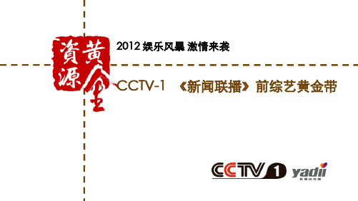 CCTV-1新闻联播前广告价值分析(时段)