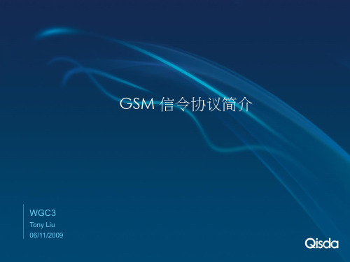 GSM信令协议简介