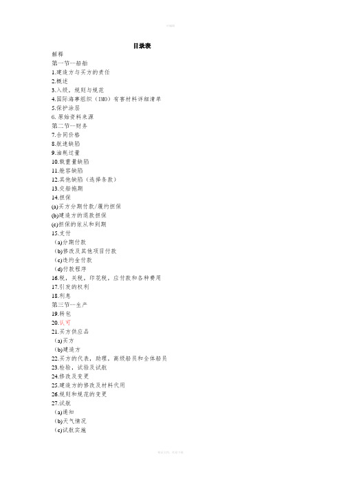 BIMCO标准新造船合同