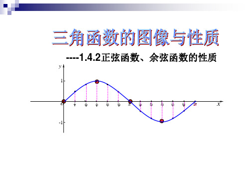 三角函数的图像与性质说课课件