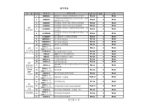 电气专业图集