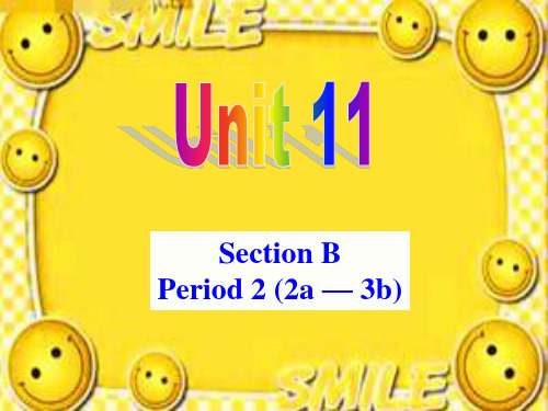 九年级上册英语课件Unit11 Section B-2