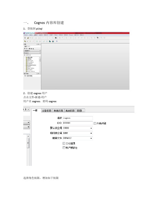 windows下cognos安装