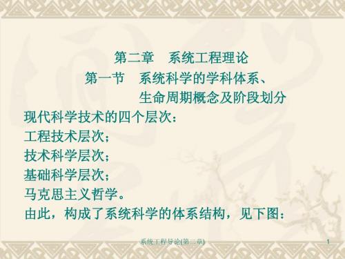 计算机科学与技术专业课_系统工程导论(第二章p192)