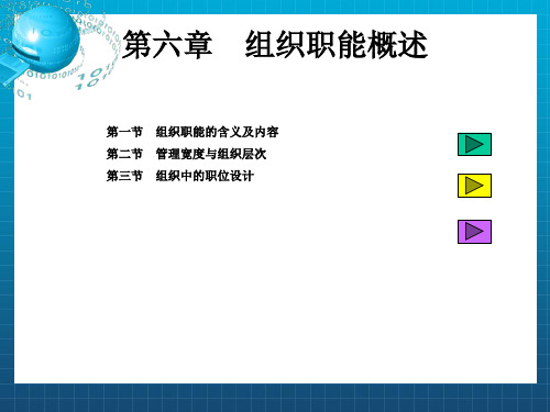 《组织职能概述》PPT课件