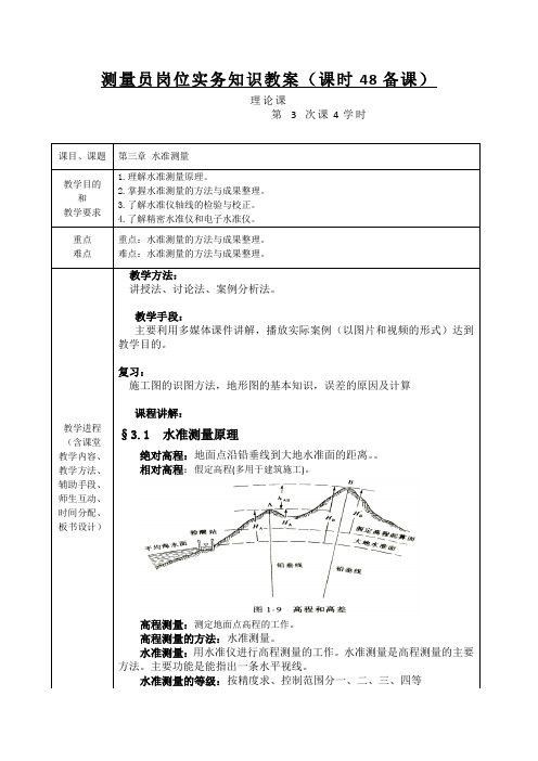 第3节(测量员岗位实务知识)