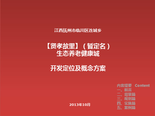 临川连城乡健康城规划方案