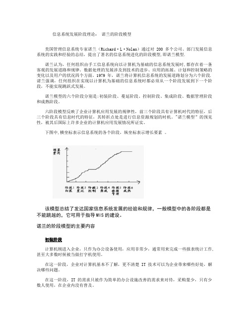 信息系统发展阶段理论-诺兰的阶段模型汇总