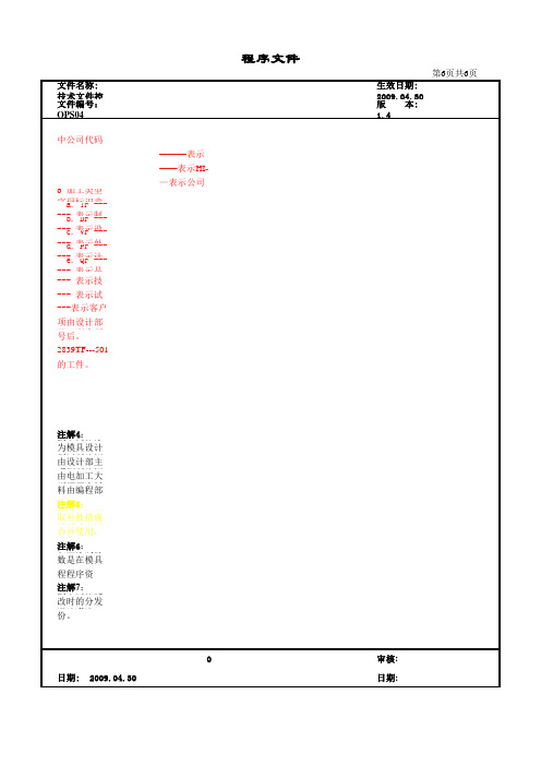 QPS04技术文件控制程序