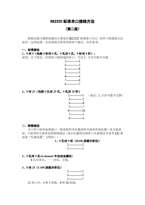 串口接线方法