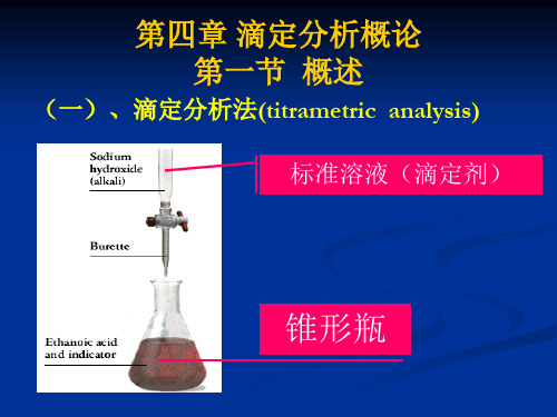 第三章_滴定分析法概论