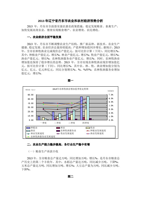 辽宁省丹东市农业和农村经济形势分析