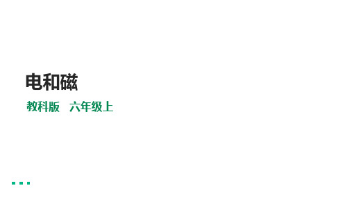 教科版小学科学六年级上册4-3《电和磁》(课件)