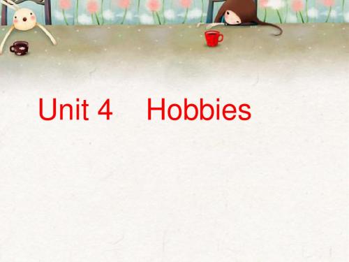 五年级上册英语课件-《Unit 4 Hobbies》|译林版(三起) (共12张PPT)