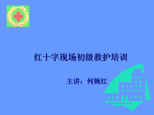 红十字救护讲义(he) 115页PPT文档