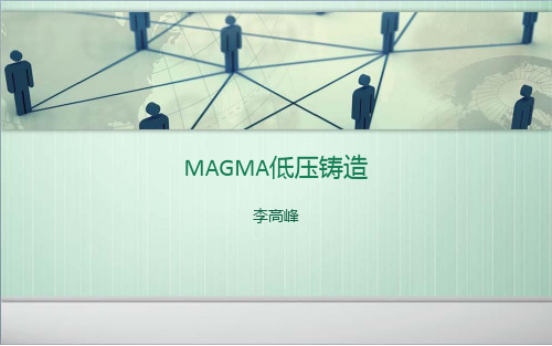 Magmasoft软件低压铸造(LPDC)模块讲义资料