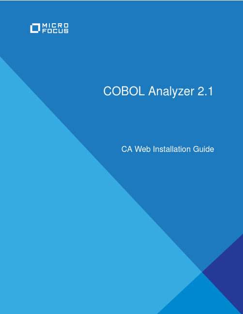 COBOL Analyzer Web Client 安装指南说明书